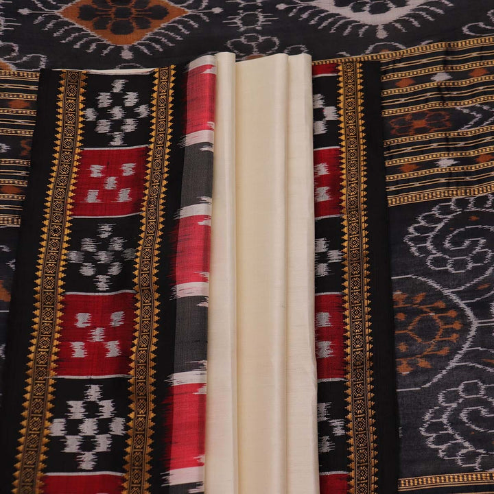 Handloom Khandua Silk Ikat Saree Handloom Saree_Khandua Silk Priyadarshini Handloom