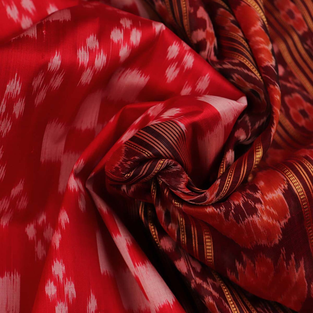 Handloom Khandua Silk Ikat Saree Handloom Saree_Khandua Silk Priyadarshini Handloom