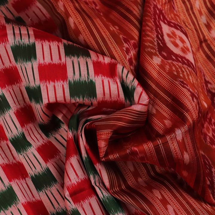 Handloom Khandua Silk Ikat Saree Handloom Saree_Khandua Silk Priyadarshini Handloom