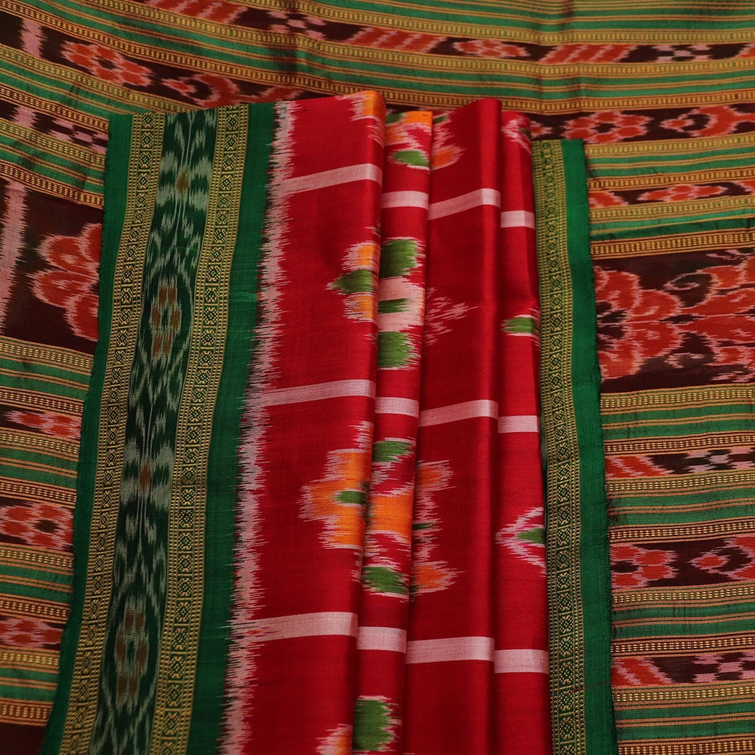 Handloom Khandua Silk Ikat Saree Handloom Saree_Khandua Silk Priyadarshini Handloom