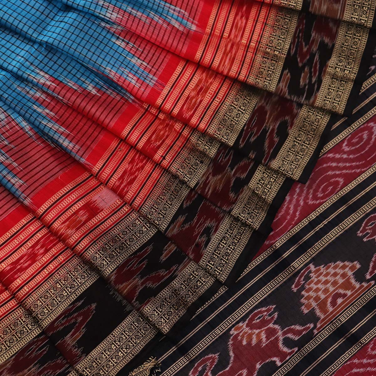 Handloom Khandua Silk Ikat Saree main image 1