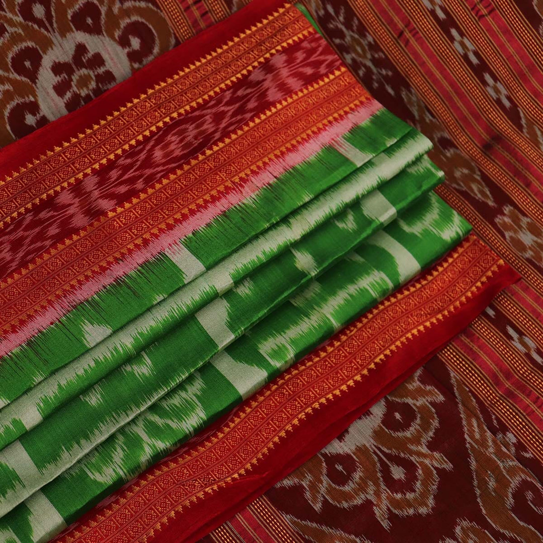 Handloom Khandua Silk Ikat Saree Handloom Saree_Khandua Silk Priyadarshini Handloom