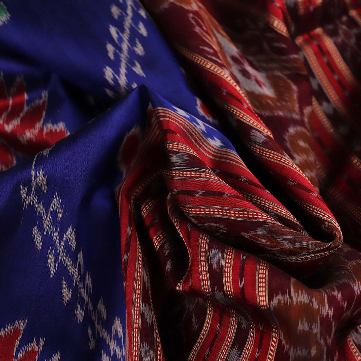 Handloom Khandua Silk Ikat Saree Handloom Saree_Khandua Silk Priyadarshini Handloom
