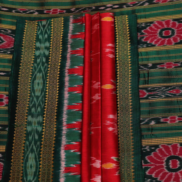 Handloom Khandua Silk Ikat Saree Handloom Saree_Khandua Silk Priyadarshini Handloom