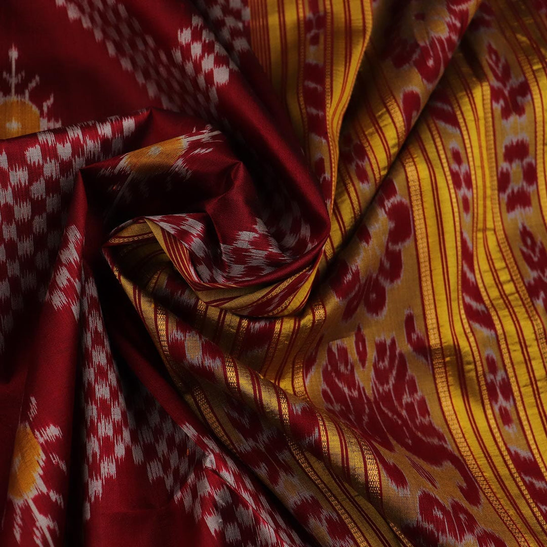 Handloom Khandua Silk Ikat Saree Handloom Saree_Khandua Silk Priyadarshini Handloom