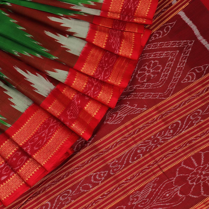 Handloom Khandua Silk Ikat Saree Handloom Saree_Khandua Silk Priyadarshini Handloom