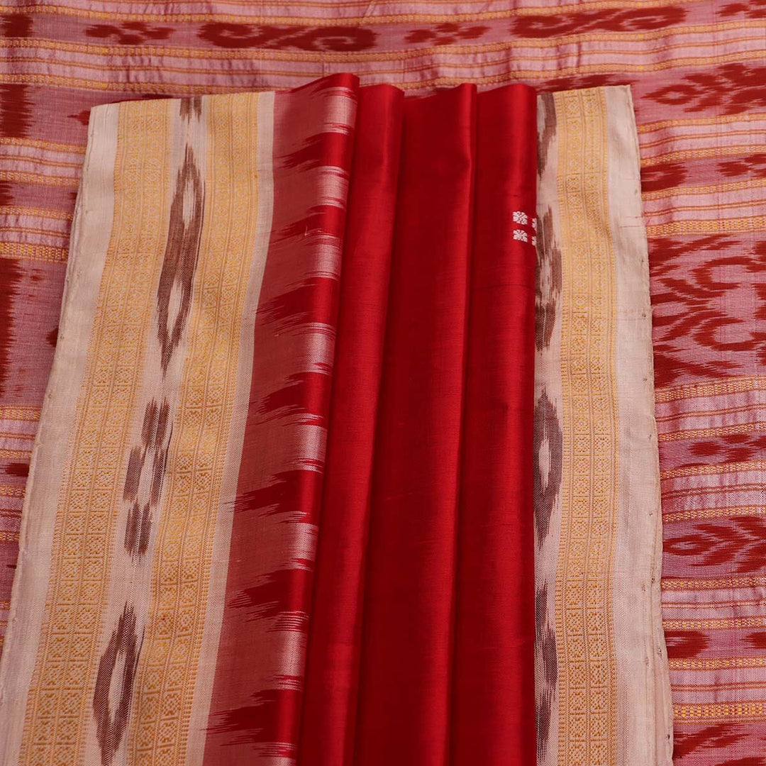 Handloom Khandua Silk Ikat Saree Handloom Saree_Khandua Silk Priyadarshini Handloom