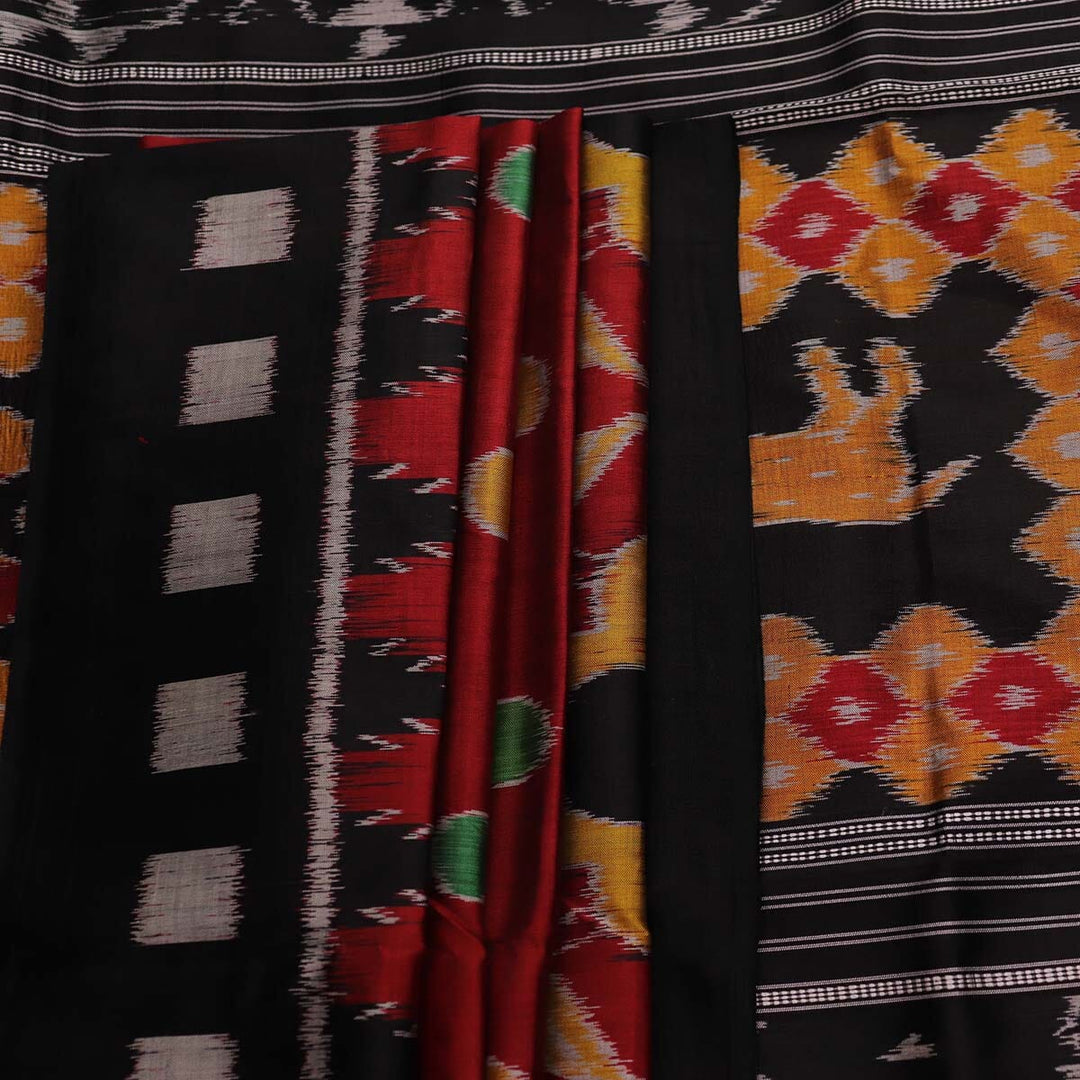 Handloom Khandua Silk Ikat Saree Handloom Saree_Khandua Silk Priyadarshini Handloom
