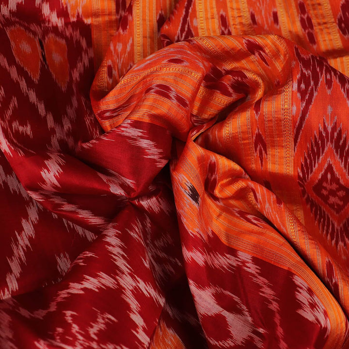 Handloom Khandua Silk Ikat Saree Handloom Saree_Khandua Silk Priyadarshini Handloom