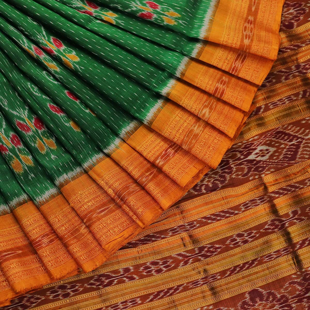 Handloom Khandua Silk Ikat Saree Handloom Saree_Khandua Silk Priyadarshini Handloom