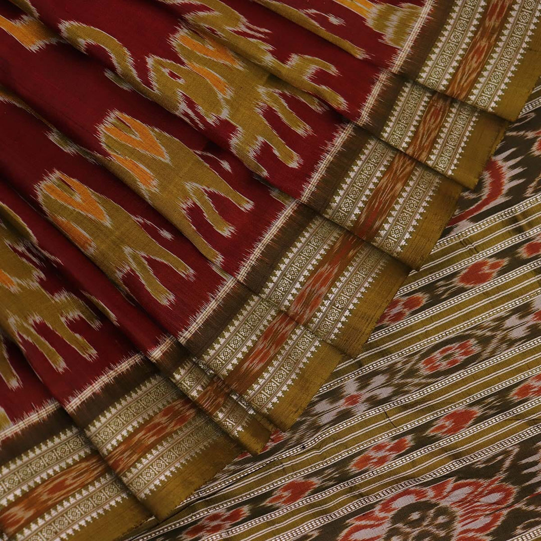 Handloom Khandua Silk Ikat Saree Handloom Saree_Khandua Silk Priyadarshini Handloom