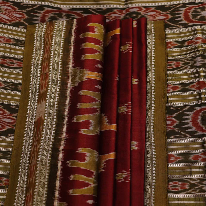 Handloom Khandua Silk Ikat Saree Handloom Saree_Khandua Silk Priyadarshini Handloom