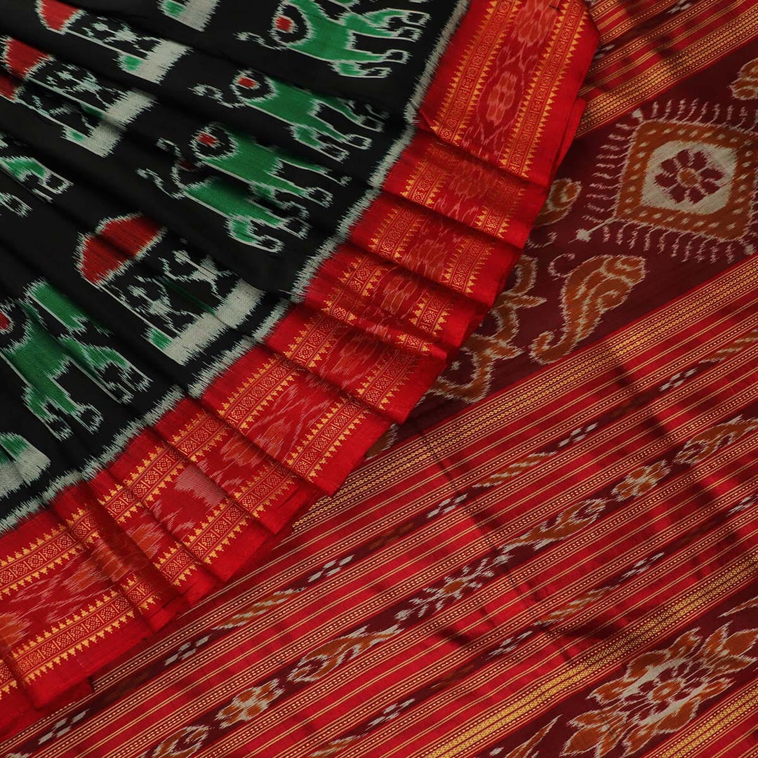 Handloom Khandua Silk Ikat Saree Handloom Saree_Khandua Silk Priyadarshini Handloom