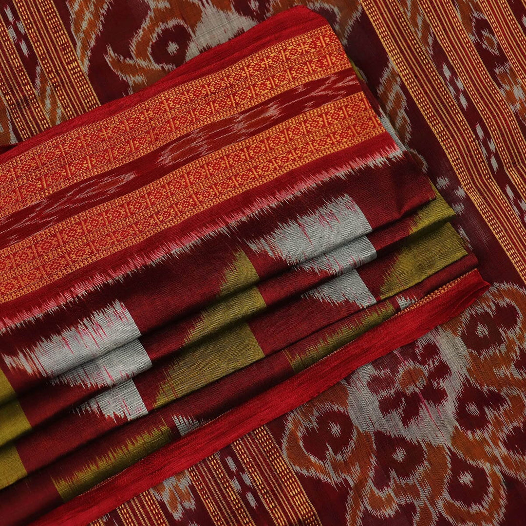 Handloom Khandua Silk Ikat Saree Handloom Saree_Khandua Silk Priyadarshini Handloom