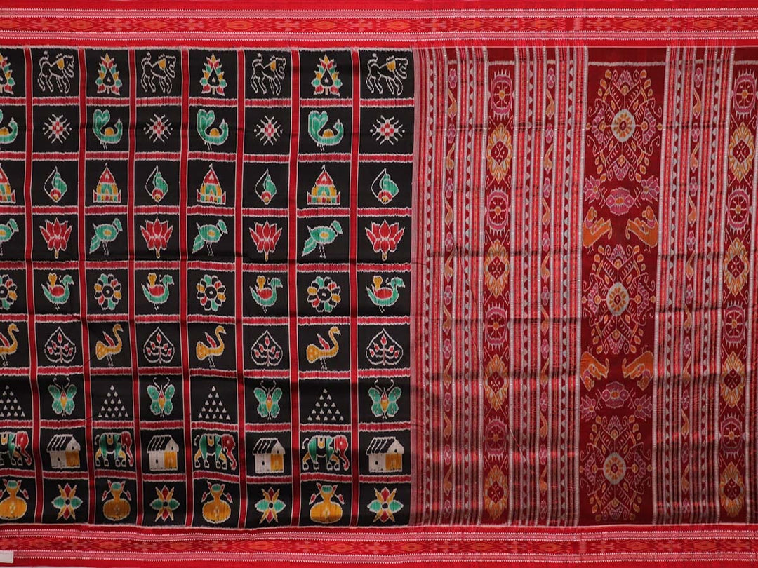 Handloom Khandua Silk Ikat Saree Handloom Saree_Khandua Silk Priyadarshini Handloom
