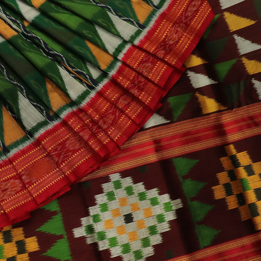 Handloom Khandua Silk Ikat Saree Handloom Saree_Khandua Silk Priyadarshini Handloom