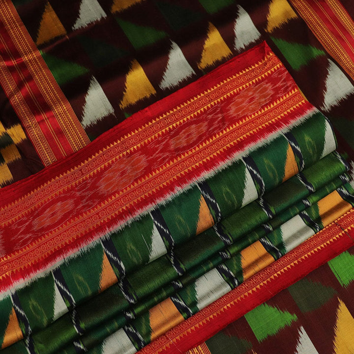 Handloom Khandua Silk Ikat Saree Handloom Saree_Khandua Silk Priyadarshini Handloom