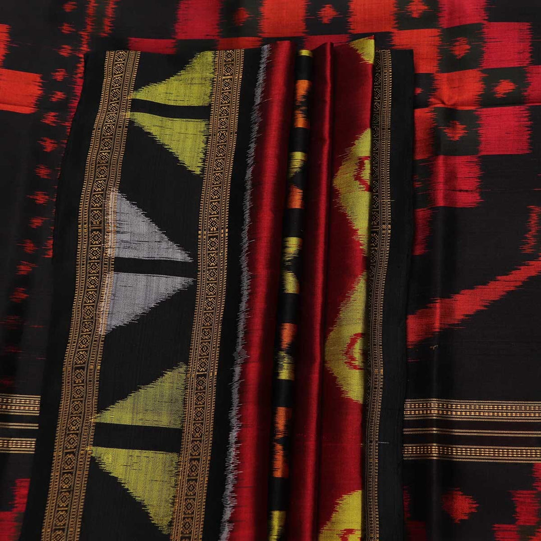 Handloom Khandua Silk Ikat Saree Handloom Saree_Khandua Silk Priyadarshini Handloom