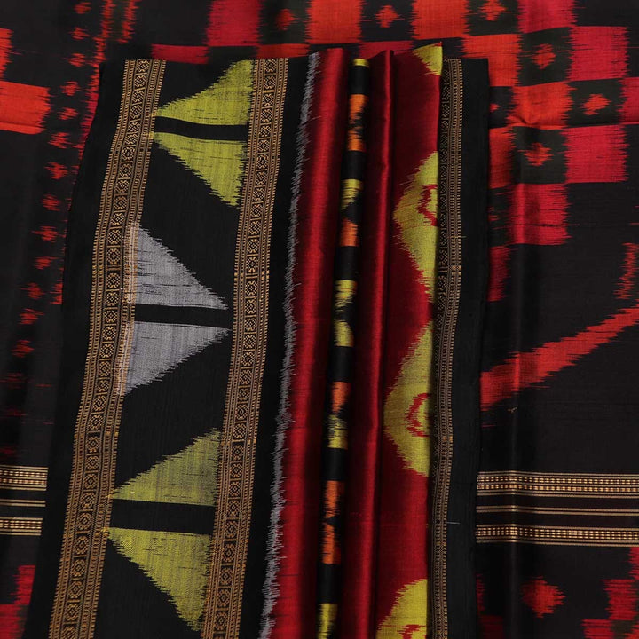 Handloom Khandua Silk Ikat Saree Handloom Saree_Khandua Silk Priyadarshini Handloom