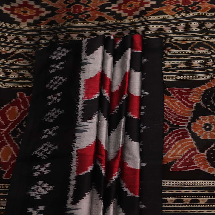 Handloom Khandua Silk Ikat Saree Handloom Saree_Khandua Silk Priyadarshini Handloom