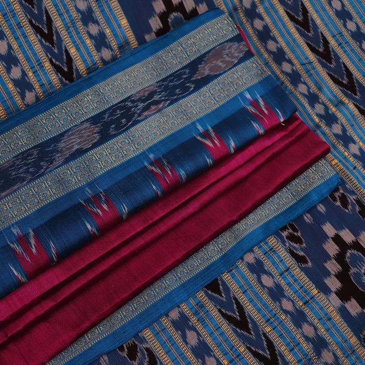 Handloom Khandua Silk Ikat Saree Handloom Saree_Khandua Silk Priyadarshini Handloom