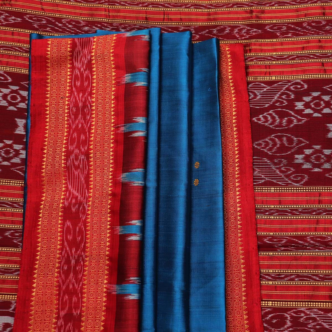 Handloom Khandua Silk Ikat Saree Handloom Saree_Khandua Silk Priyadarshini Handloom 