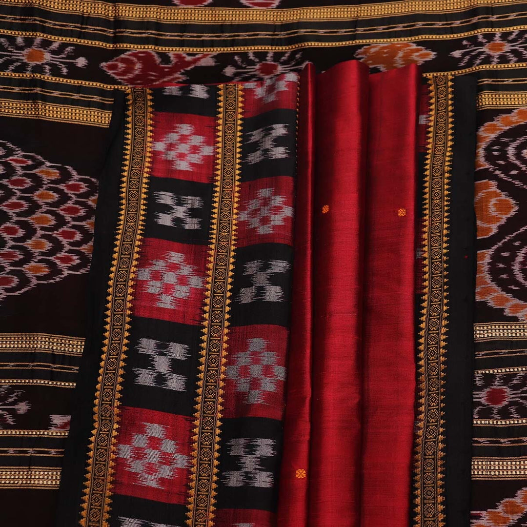Handloom Khandua Silk Ikat Saree Handloom Saree_Khandua Silk Priyadarshini Handloom