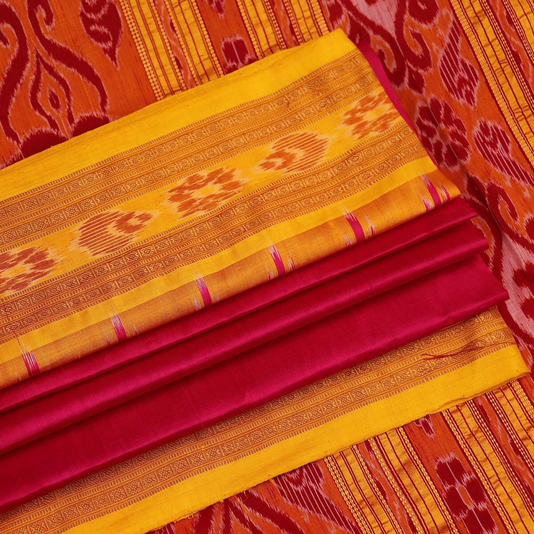 Handloom Khandua Silk Ikat Saree Handloom Saree_Khandua Silk Priyadarshini Handloom 