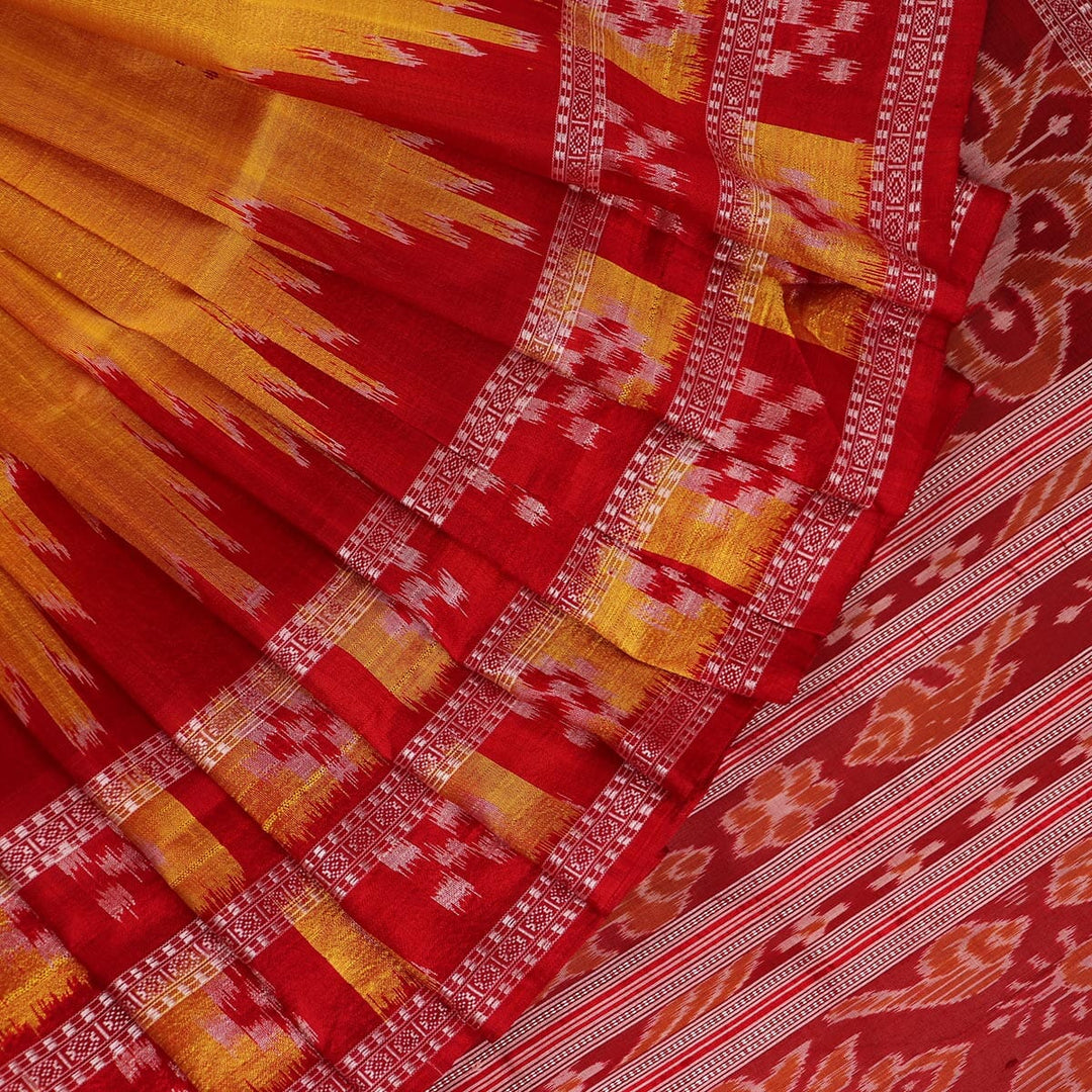 Handloom Khandua Silk Ikat Saree Handloom Saree_Khandua Silk Priyadarshini Handloom