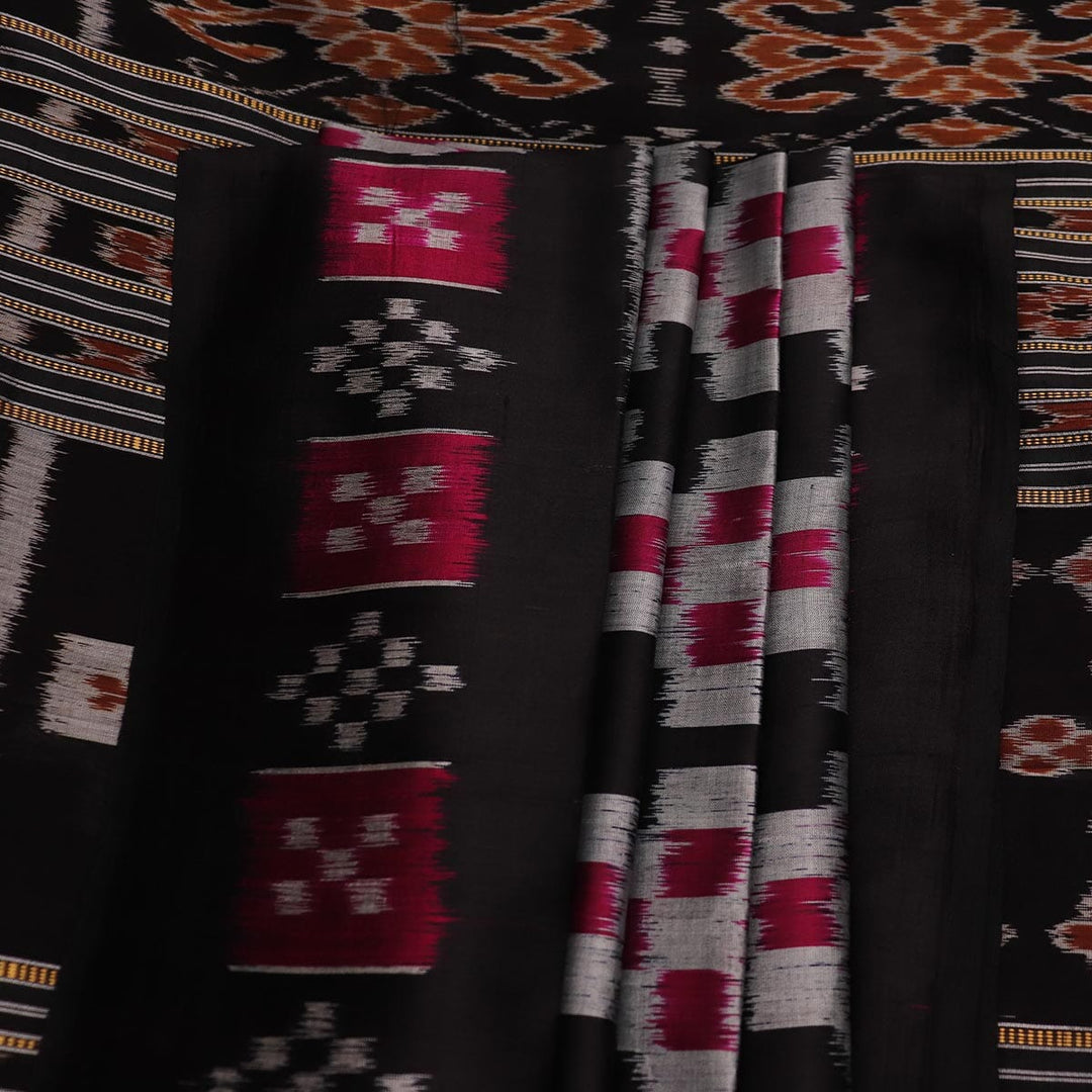 Handloom Khandua Silk Ikat Saree Handloom Saree_Khandua Silk Priyadarshini Handloom