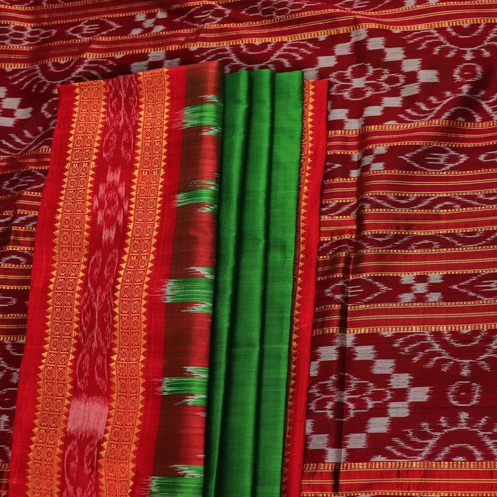 Handloom Khandua Silk Ikat Saree Handloom Saree_Khandua Silk Priyadarshini Handloom