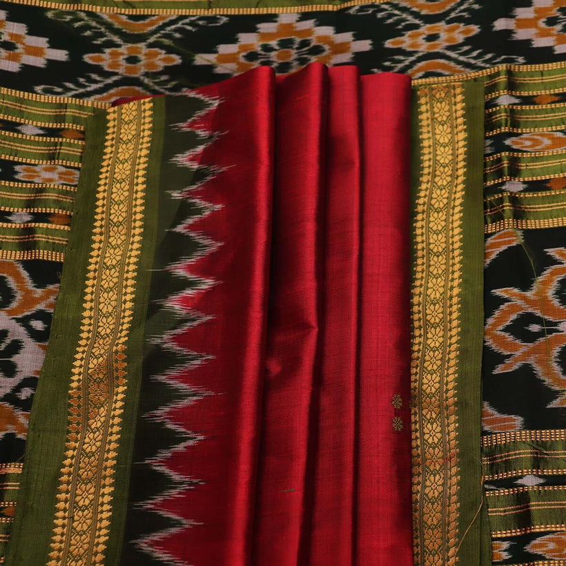 Khandua weave detail