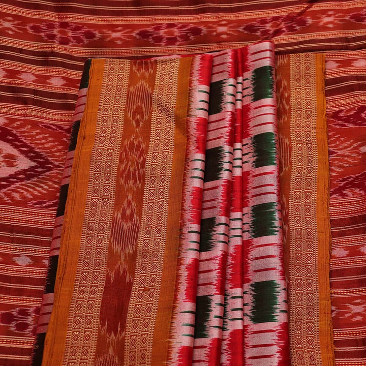 Handloom Khandua Silk Ikat Saree Handloom Saree_Khandua Silk Priyadarshini Handloom