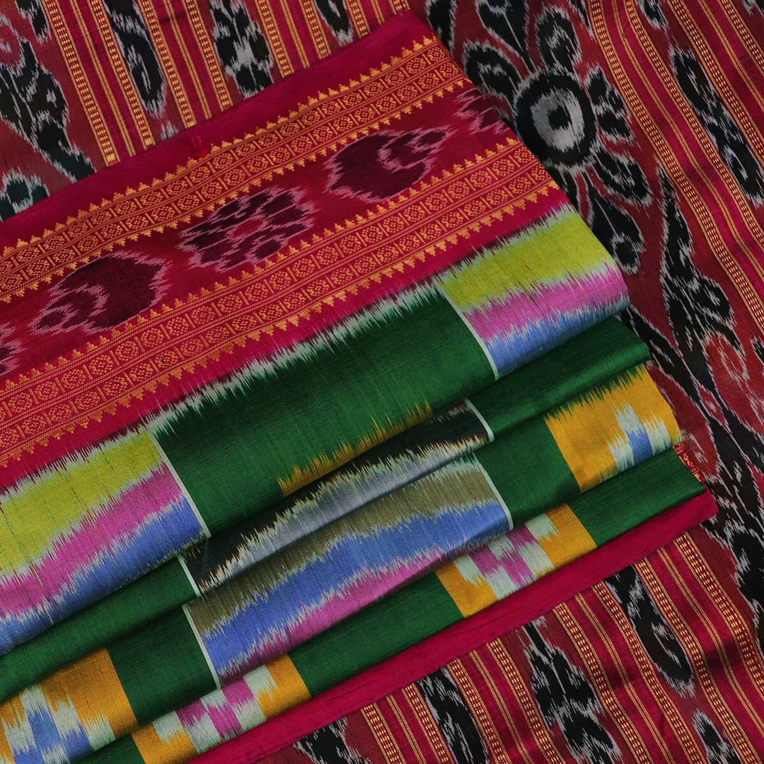 Handloom Khandua Silk Ikat Saree Handloom Saree_Khandua Silk Priyadarshini Handloom