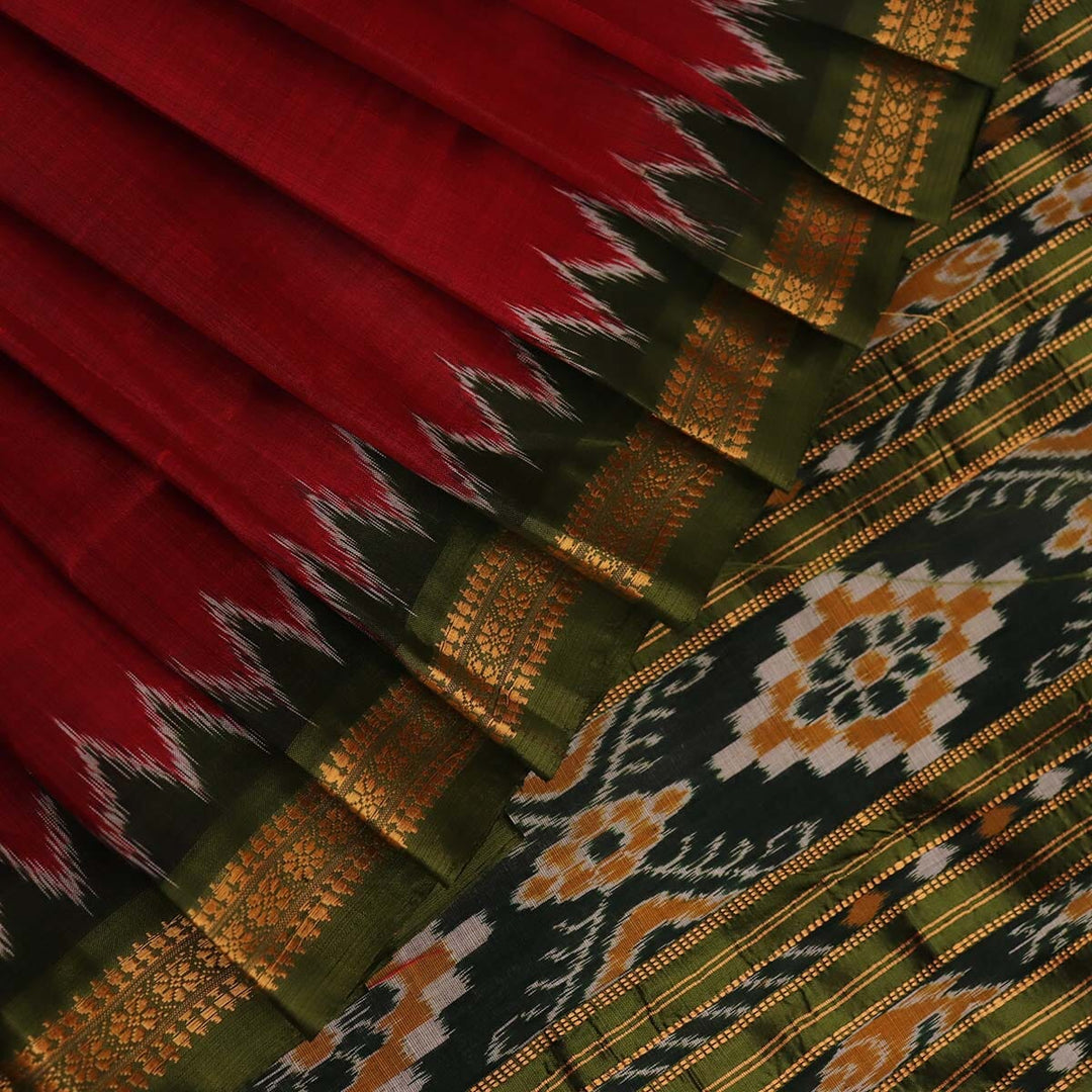 Handloom Khandua Silk Ikat Saree Handloom Saree_Khandua Silk Priyadarshini Handloom