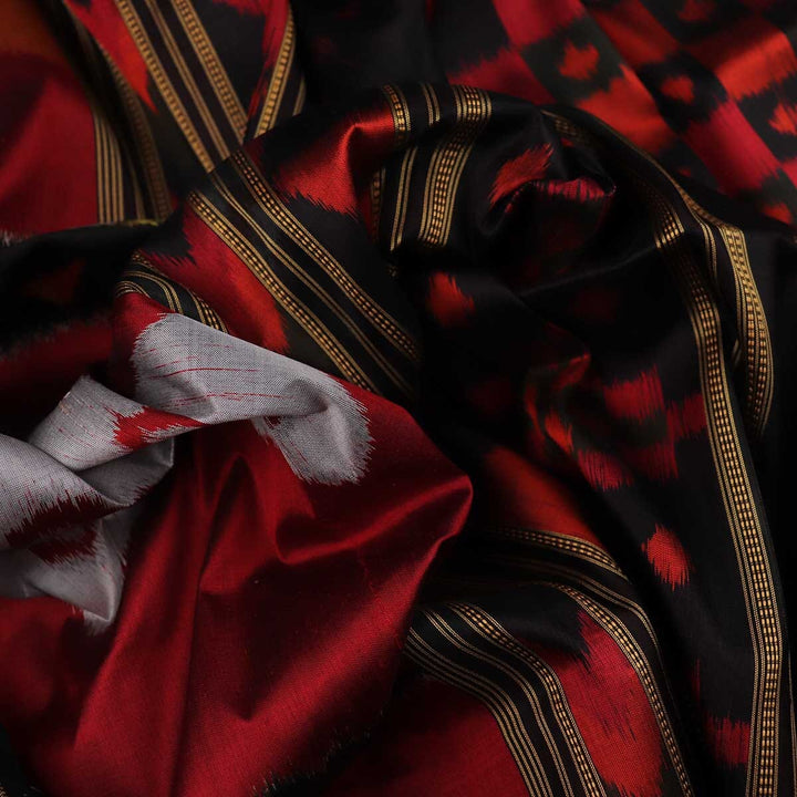 Handloom Khandua Silk Ikat Saree Handloom Saree_Khandua Silk Priyadarshini Handloom
