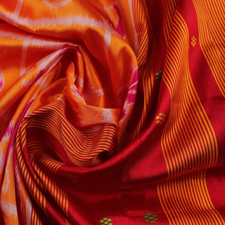 Handloom Khandua Silk Ikat Saree Handloom Saree_Khandua Silk Priyadarshini Handloom