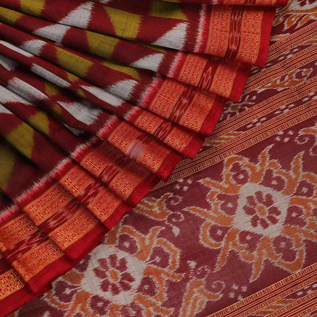 Handloom Khandua Silk Ikat Saree Handloom Saree_Khandua Silk Priyadarshini Handloom