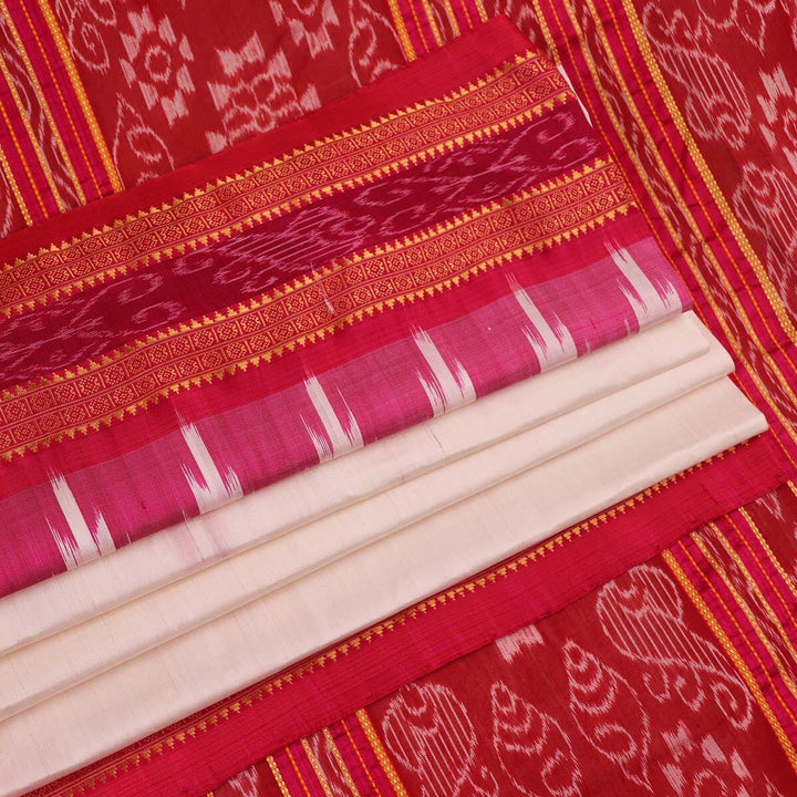 Handloom Khandua Silk Ikat Saree Handloom Saree_Khandua Silk Priyadarshini Handloom