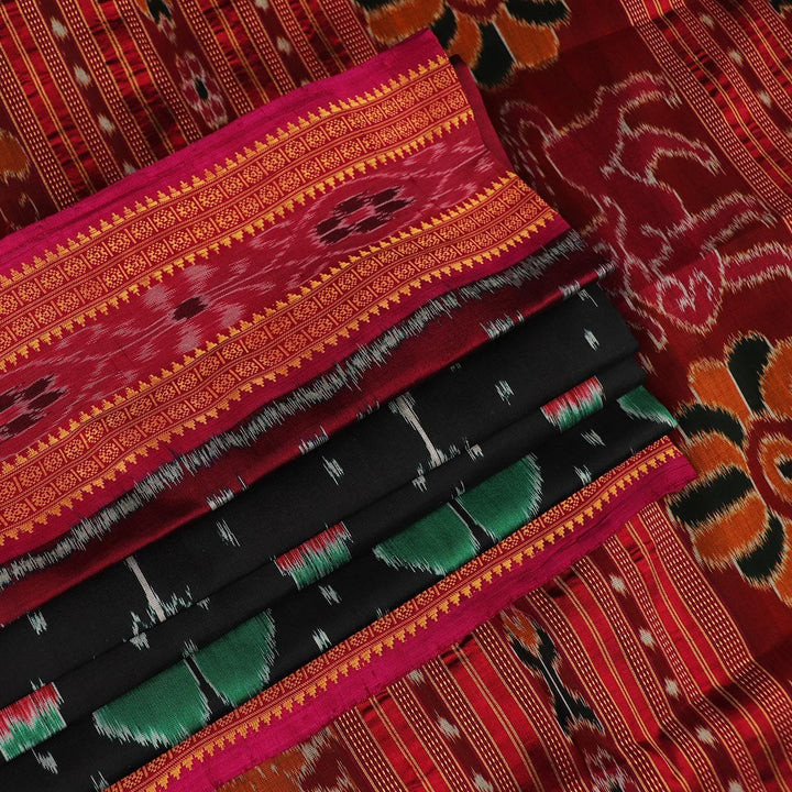 Handloom Khandua Silk Ikat Saree Handloom Saree_Khandua Silk Priyadarshini Handloom