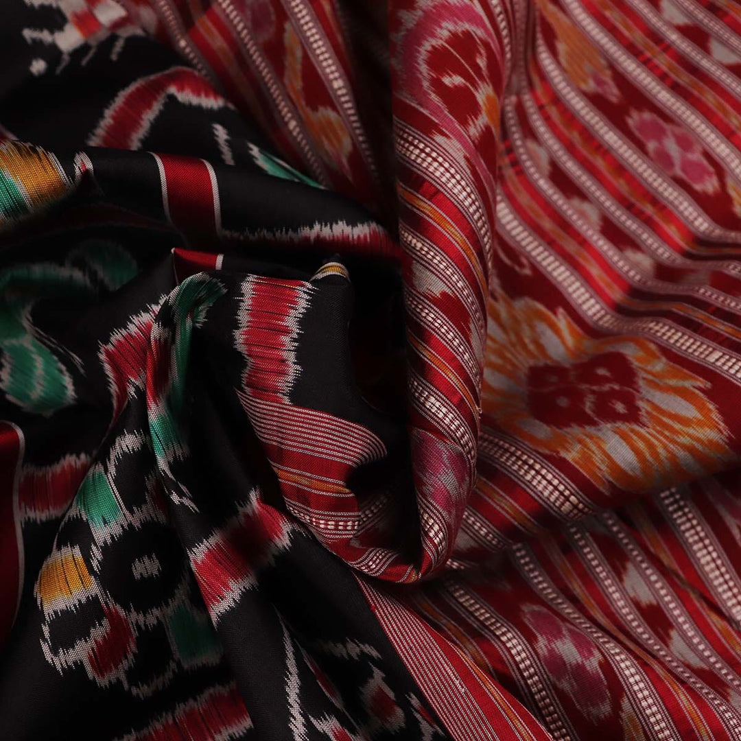 Handloom Khandua Silk Ikat Saree Handloom Saree_Khandua Silk Priyadarshini Handloom