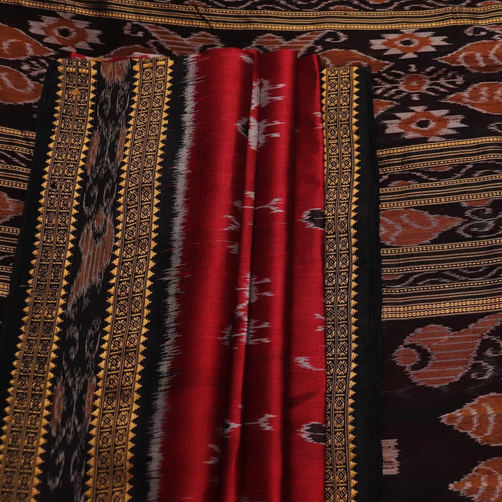 Handloom Khandua Silk Ikat Saree Handloom Saree_Khandua Silk Priyadarshini Handloom