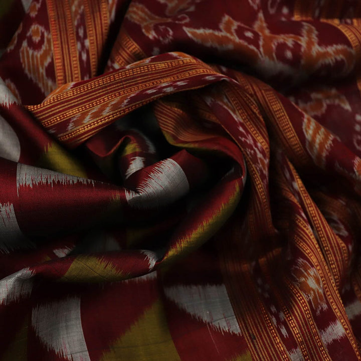Handloom Khandua Silk Ikat Saree Handloom Saree_Khandua Silk Priyadarshini Handloom