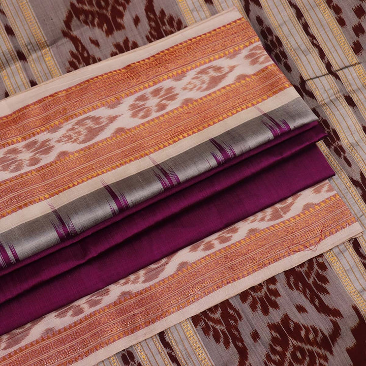 Handloom Khandua Silk Ikat Saree Handloom Saree_Khandua Silk Priyadarshini Handloom