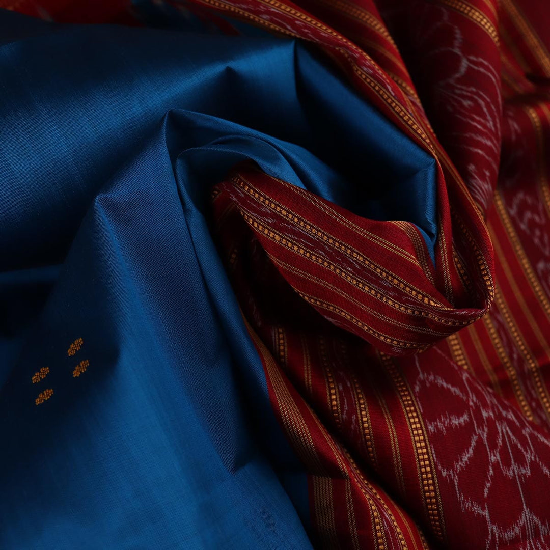 Handloom Khandua Silk Ikat Saree Handloom Saree_Khandua Silk Priyadarshini Handloom
