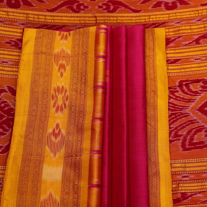 Handloom Khandua Silk Ikat Saree Handloom Saree_Khandua Silk Priyadarshini Handloom