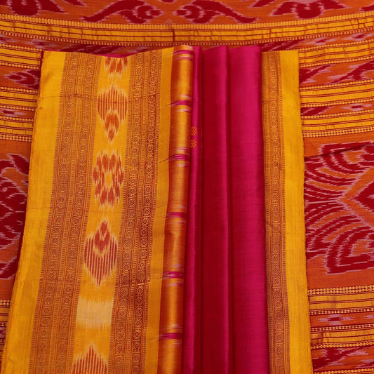 Handloom Khandua Silk Ikat Saree Handloom Saree_Khandua Silk Priyadarshini Handloom