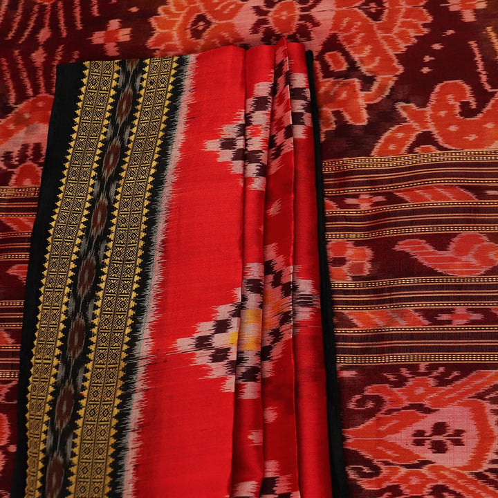Handloom Khandua Silk Ikat Saree Handloom Saree_Khandua Silk Priyadarshini Handloom