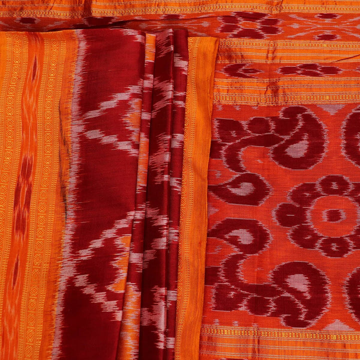Handloom Khandua Silk Ikat Saree Handloom Saree_Khandua Silk Priyadarshini Handloom