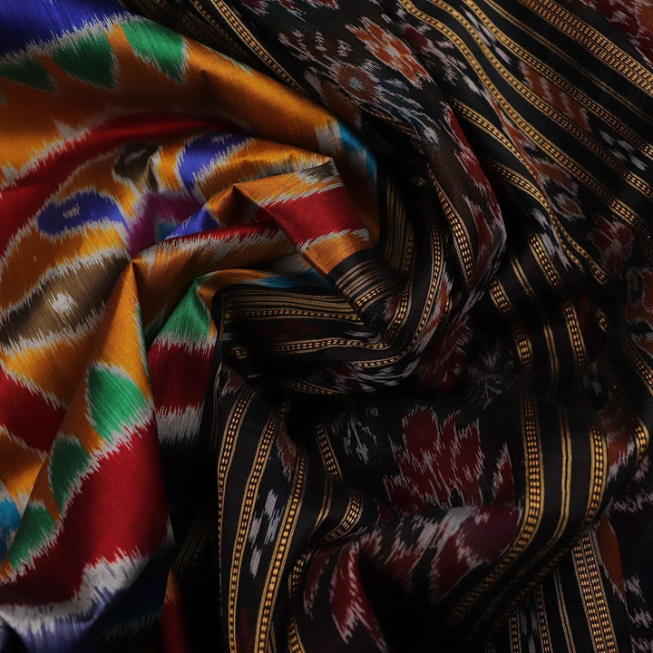 Handloom Khandua Silk Ikat Saree Handloom Saree_Khandua Silk Priyadarshini Handloom